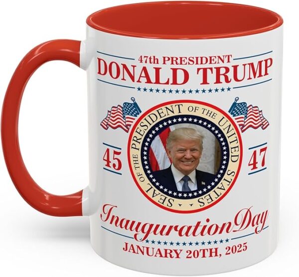 Trump Inauguration Day Mug - 2024 MAGA Souvenir Coffee Cup, Make America