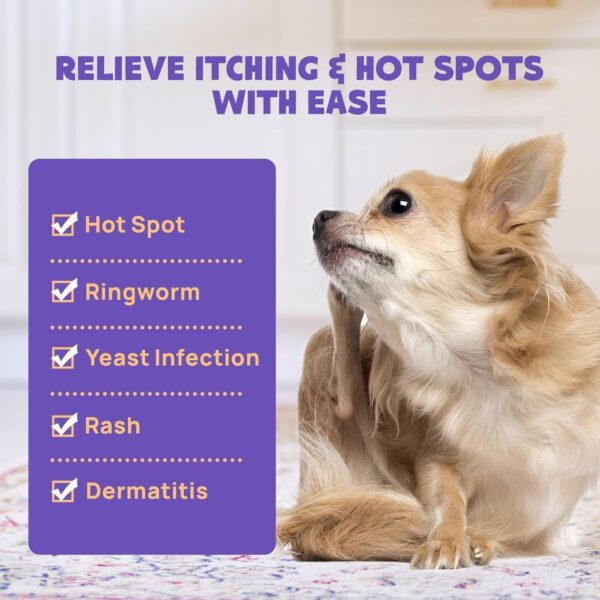 HICC PET Itch Relief Spray & Hot Spot Treatment for Dogs Cats - - Image 3