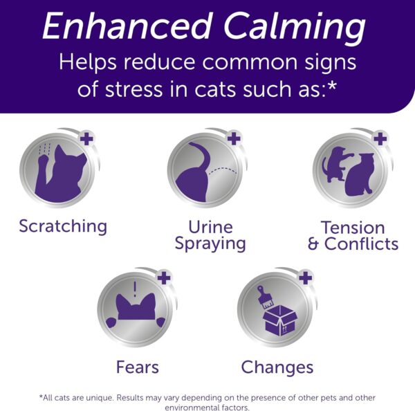 FELIWAY Optimum, Enhanced Calming Pheromone 30-day Refill – 3 Pack - Image 4