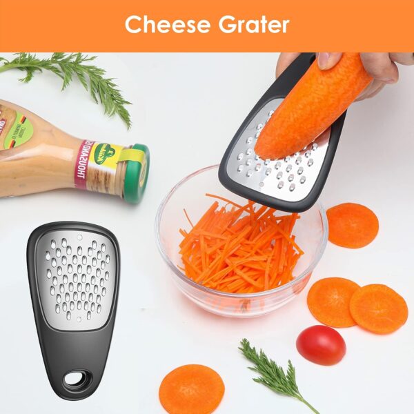 Kitchen Unique Gadgets Set 6 Pieces, Space Saving, Cheese Grater, - Image 2