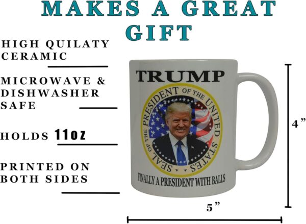 Rogue River Tactical Donald Trump Funny Novelty Coffee Mug - Image 3