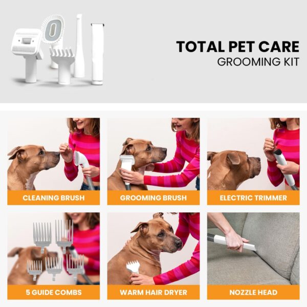 FurCare Pro 3-in-1 Grooming Kit with Vacuum Suction (99%) - Pet - Image 3