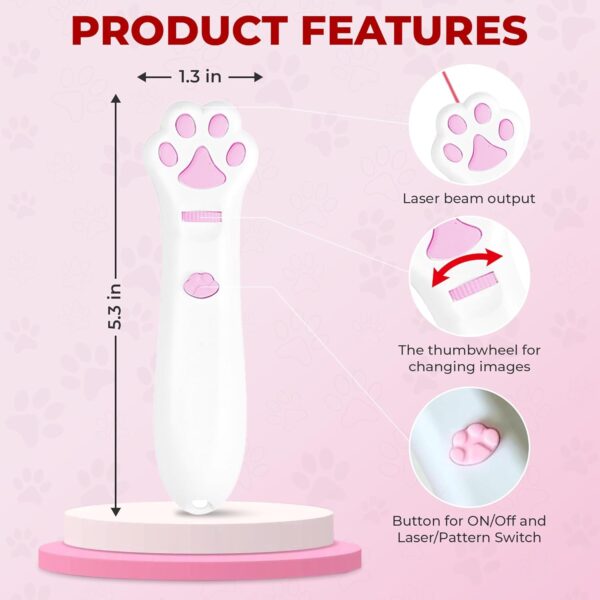 O'ANTOO Cat Toy - Dog Toy | Wall Image Projector - Image 4