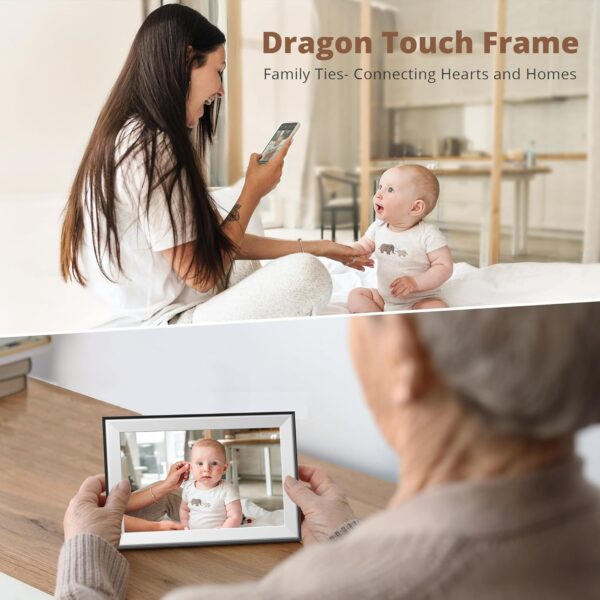 Dragon Touch 10.1'' WIFI Digital Picture Frame - 1280*800 HD IPS - Image 3