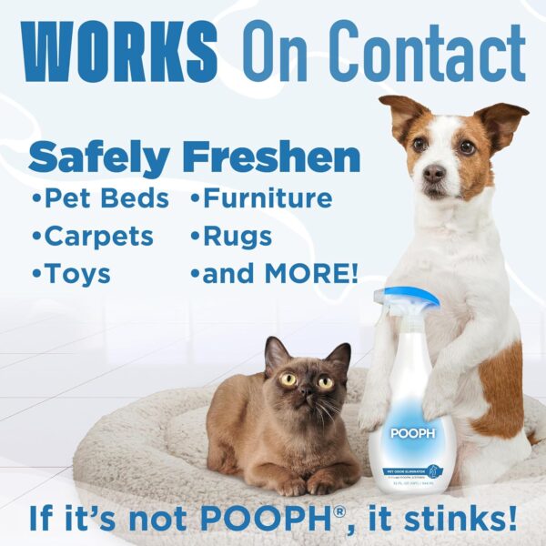 POOPH® Pet Odor Eliminator Spray - Patented NO Fragrance NO Harsh Chemicals - Image 4