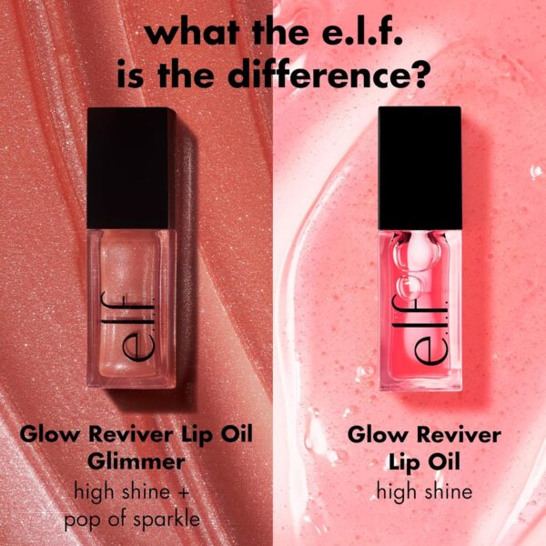 e.l.f. Glow Reviver Lip Oil, Nourishing and Hydrating with High-Shine - Image 4